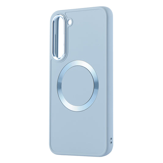 Metal Style Case with MagSafe — Samsung S23 Plus — Light Blue