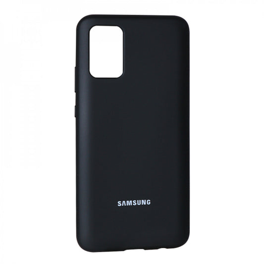 Original Silicone Cover Case Samsung A02S — Black