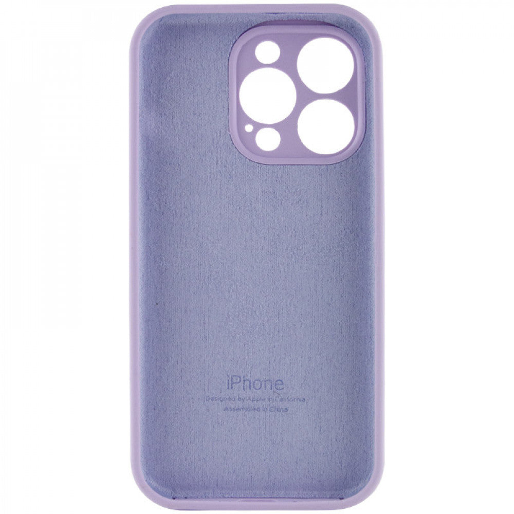 Накладка Чехлы Original Silicone Case with protective camera iPhone 13 Pro — Deep Purple (71)