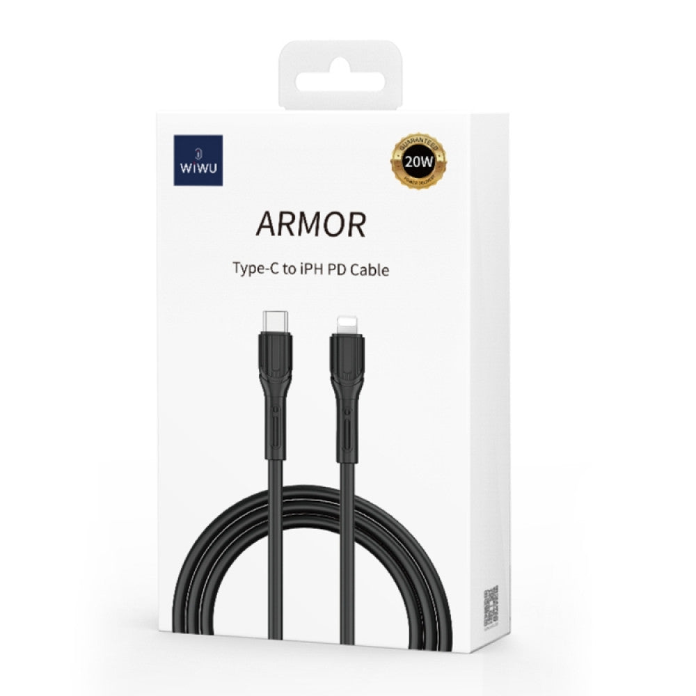 Кабель USB C to C PD WiWU Armor Wi-C005C — White