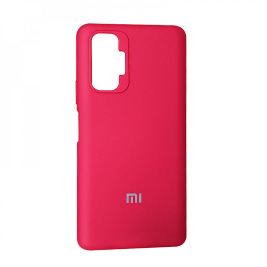 Original Silicone Case Xiaomi Redmi Note 10 ; 10S — Rose Red