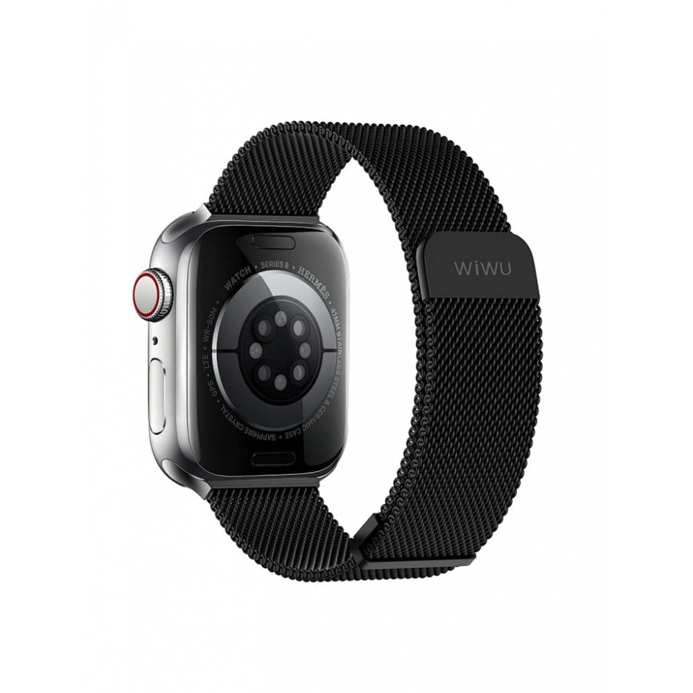 Ремінець Wiwu Wi-WB005  Apple Watch 42 44 45 49 mm — Black