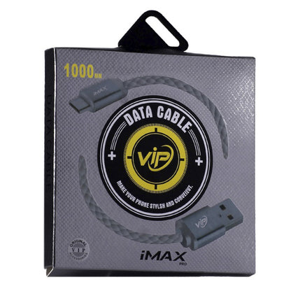 Кабель Micro 2.4A (1m) iMax Leather White