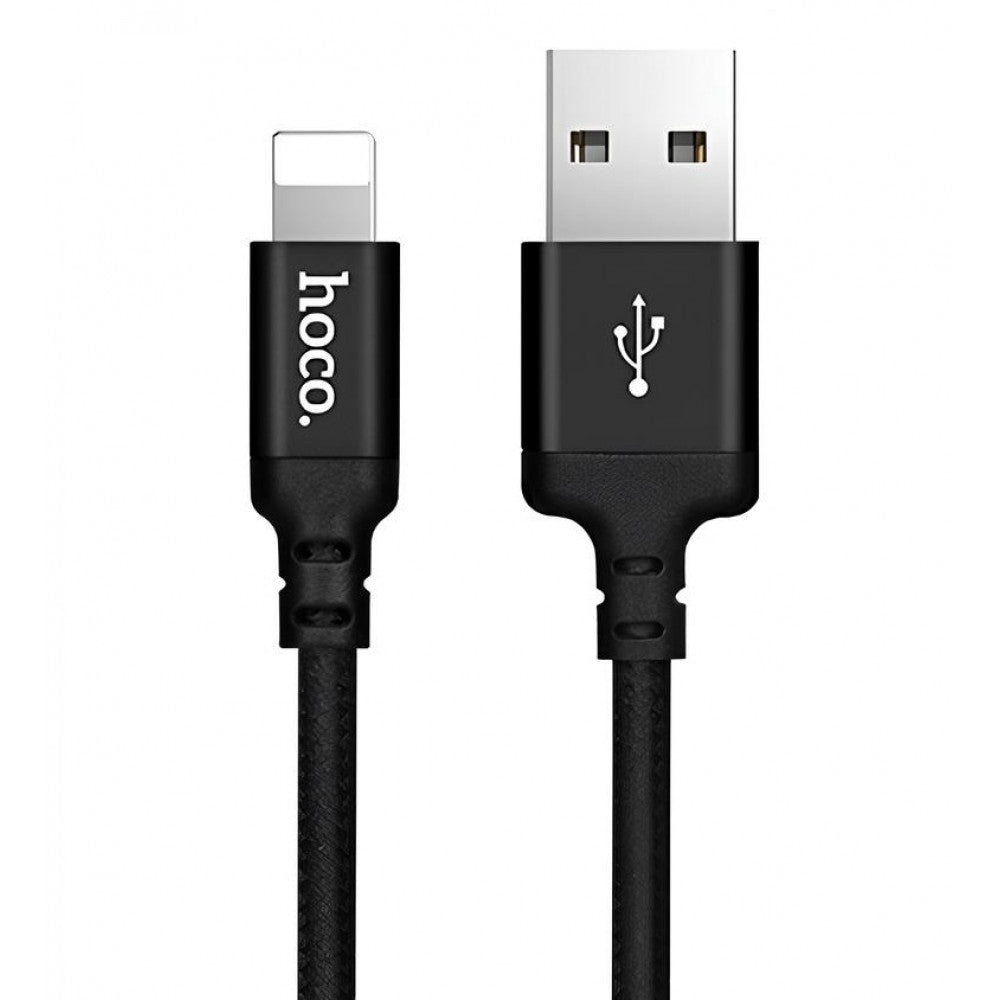 Кабель Lightning 2A (1m) Hoco X14 — Black