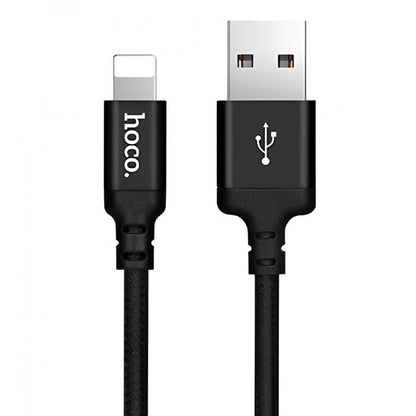 Кабель Lightning 2A (1m) Hoco X14 — Black