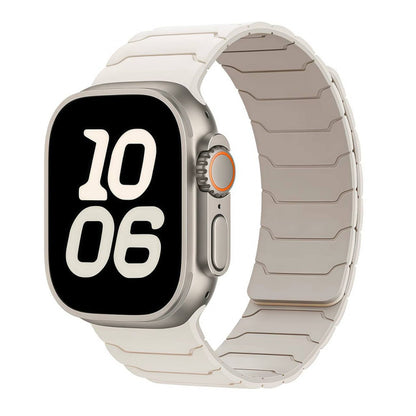 Ремінець Armor Magnetic Band — Apple Watch 38 mm | 40 mm | 41 mm — Light peach pink&Stardust