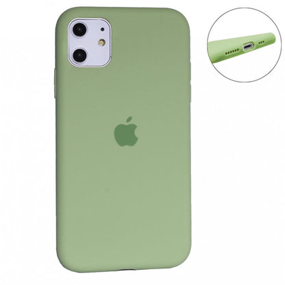 Original Silicone Case Full Size iPhone 11 - Neon Piink