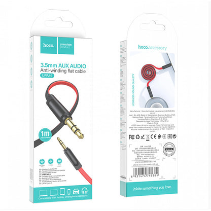 Кабель Aux (1m) Hoco UPA16 — Red