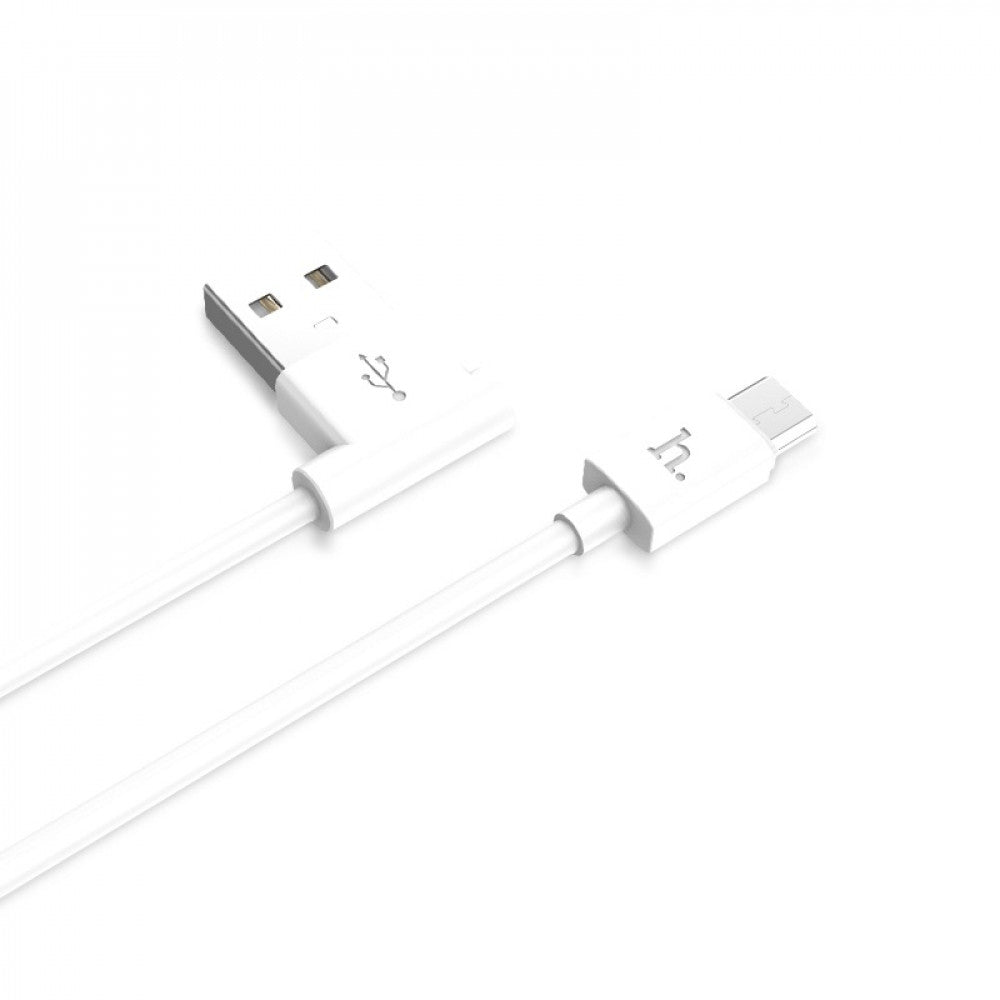 Кабель Micro 2A (1.2m) Hoco UPM10 L-shape — Black