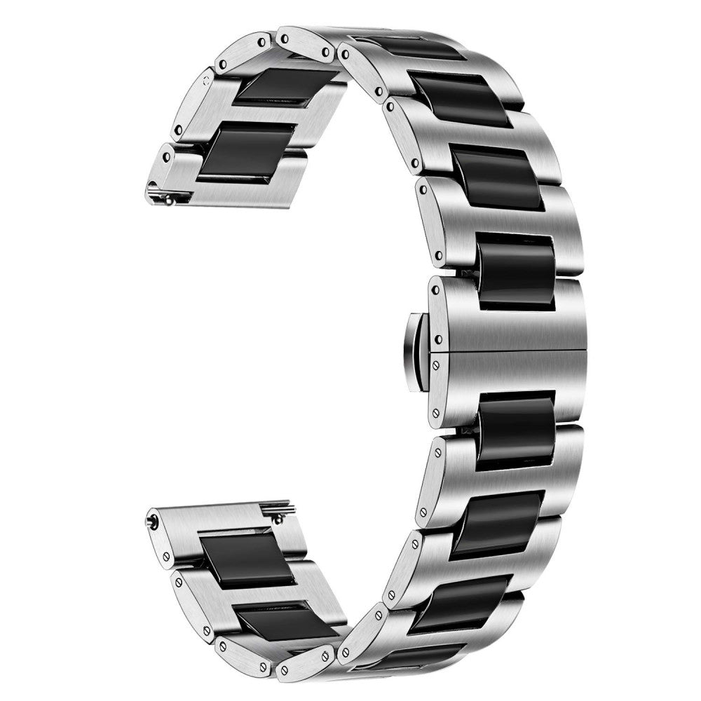 Ремінець Rolex 3 Bead Apple Watch 42 mm 44 mm 45 mm 49 mm Black & Silver