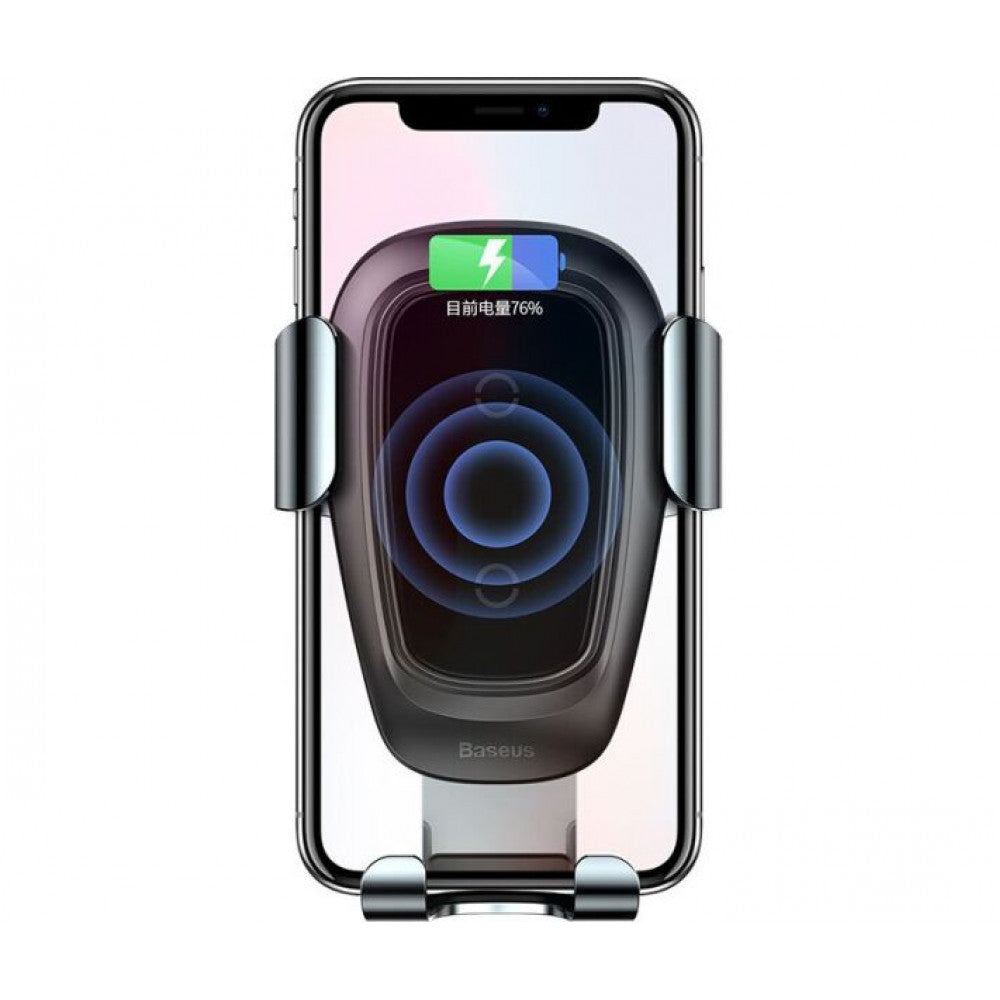 Автотримач розсувний на повітропровід з бездротовою зарядкою 10W (WXYL-B0A) — WXYL-B0A Tarnish