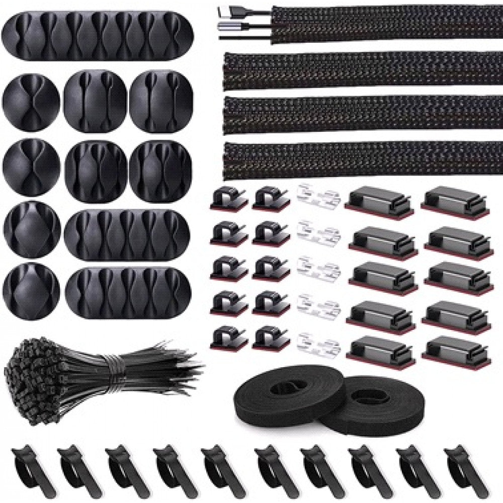 Набір для організації кабельного управління, що містить 282 шт