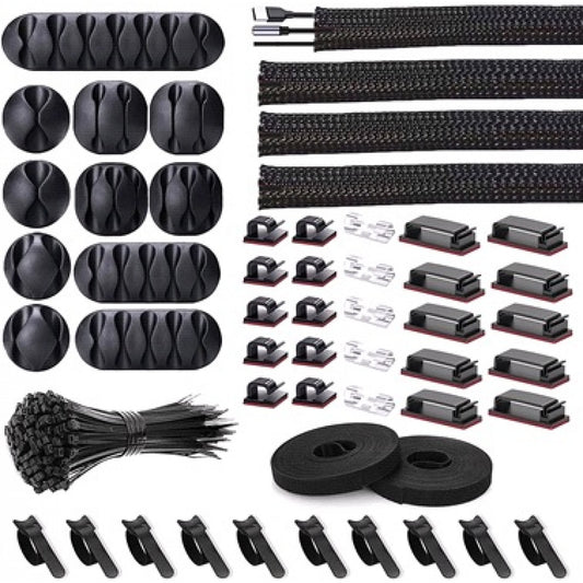 Набір для організації кабельного управління, що містить 282 шт