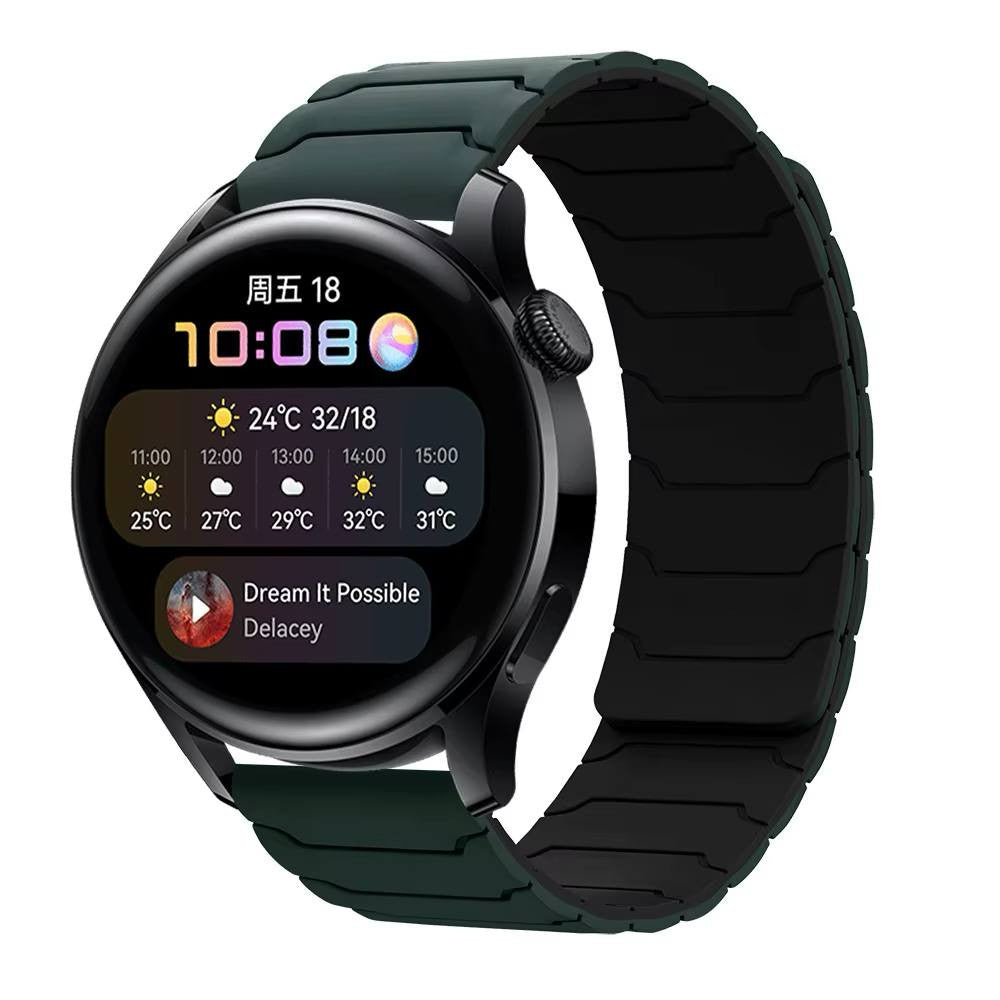 Ремінець Armor Magnetic Band Універсальний 20 mm — Dark green&Black