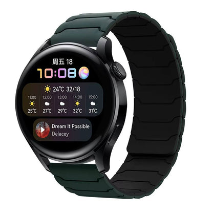 Ремінець Armor Magnetic Band Універсальний 20 mm — Dark green&Black