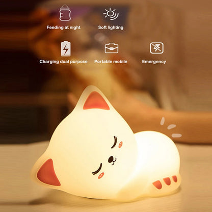 Нічний світильник Sleeping cat