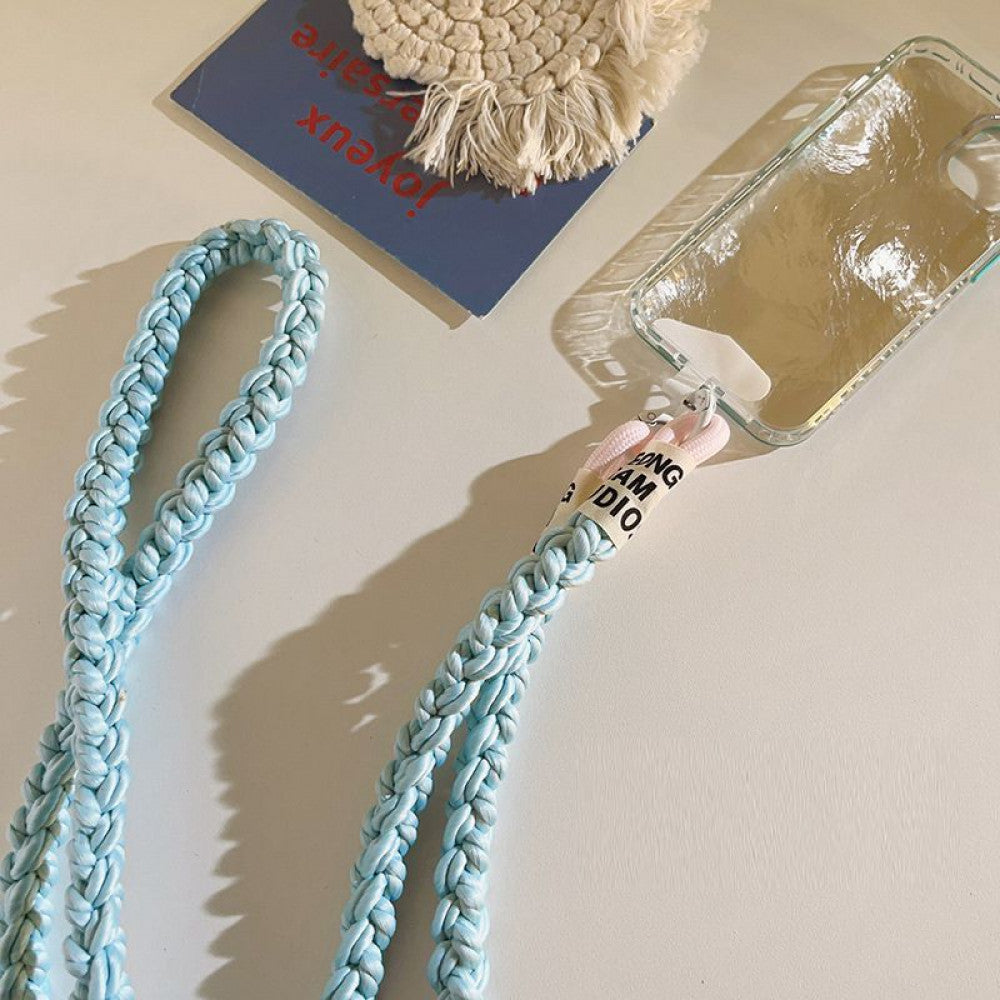 Ремінець для телефона на шию «Knitting» — Dark Green