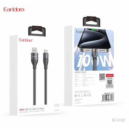 Cable USB C 2.4A (1m) — Earldom EC-212C
