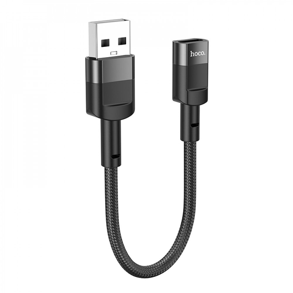 Adapter USB A To USB C Hoco U107 — Black