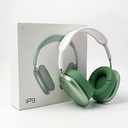 Бездротові Bluetooth-навушники P9, накладні — Blue