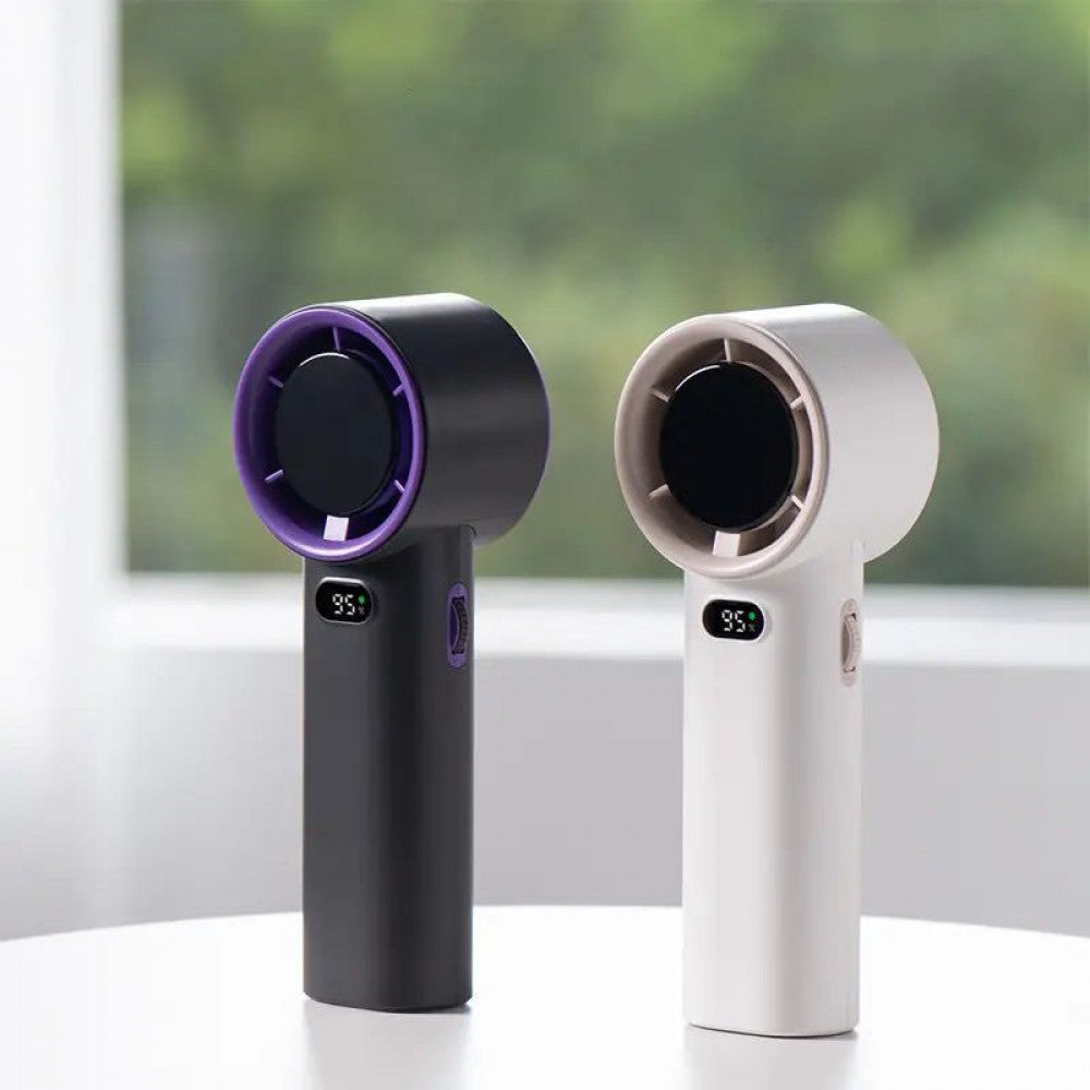 Портативный мини вентилятор WT-K38 - 3600 mAh — Silver