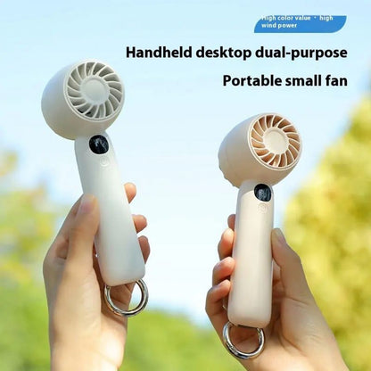 Портативный мини вентилятор WT-F08 ( L-08 ) White - 1200 mAh