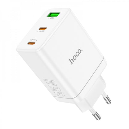 Home Charger 35W 2 PD QC3.0 Hoco N33 — White