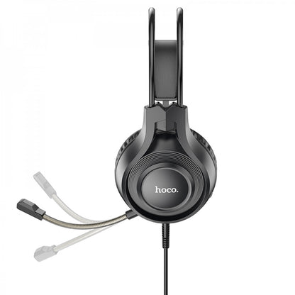 Gaming Headset 3.5mm & USB — Hoco W106 Tiger — Black