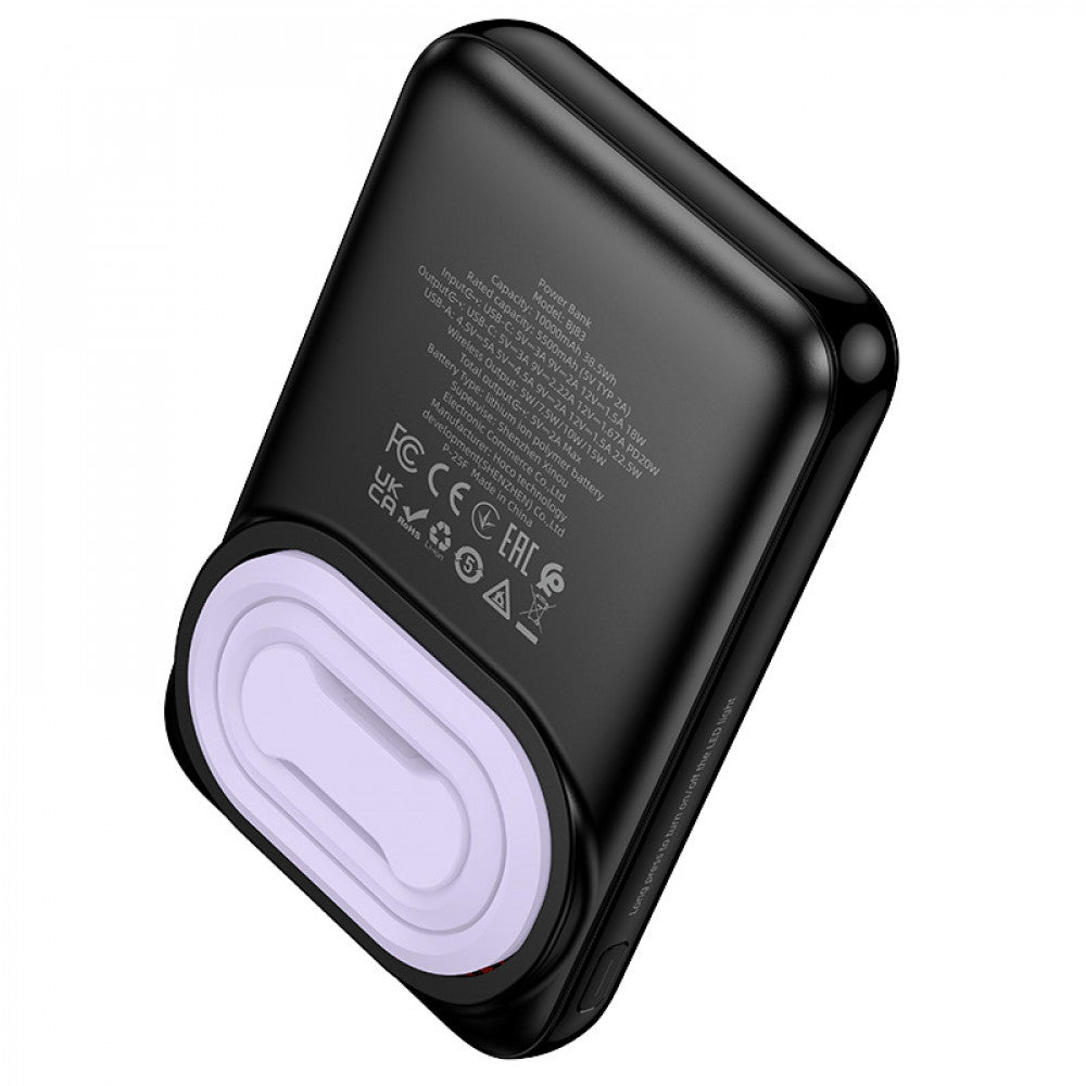 Power Bank 10000 mAh | 22.5W+PD20W — Borofone BJ83 — Black