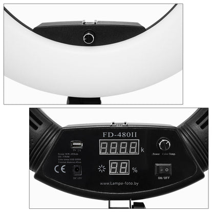 Лампа Кільцева LED Veron FD-480 II LSD 96W White із дзеркалом