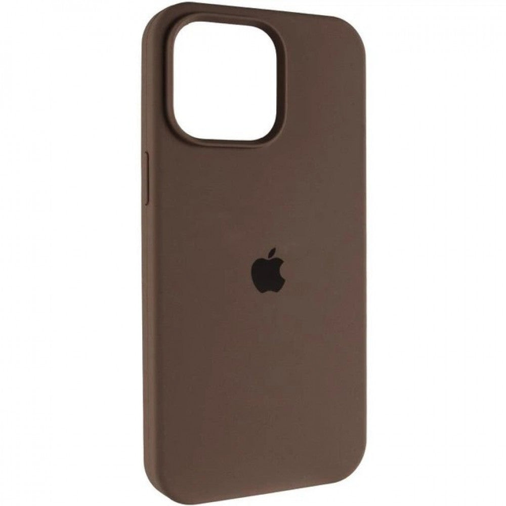 Original Silicone Case Full Size iPhone 14 6.1" — New Brown (80)