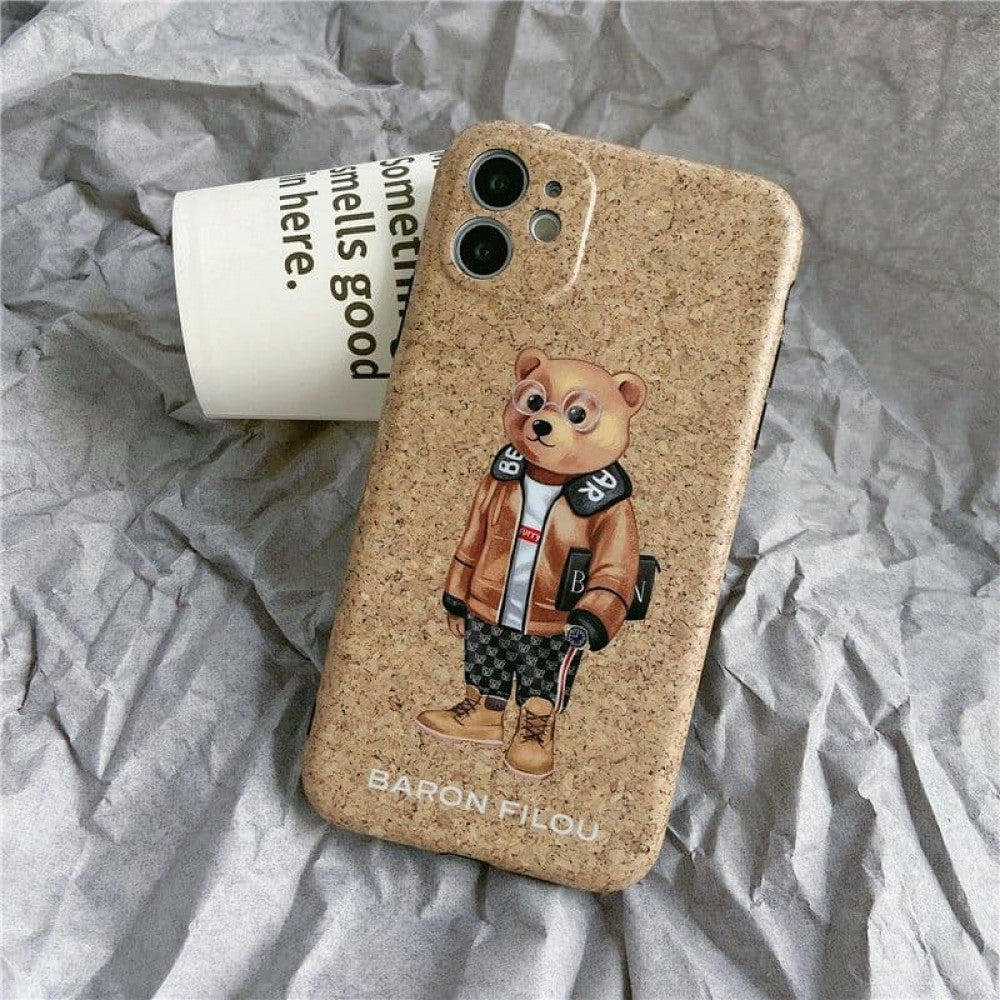 Cute Casual Bear Baron Filou TPU Case  iPhone 12 Pro Max 6.7"