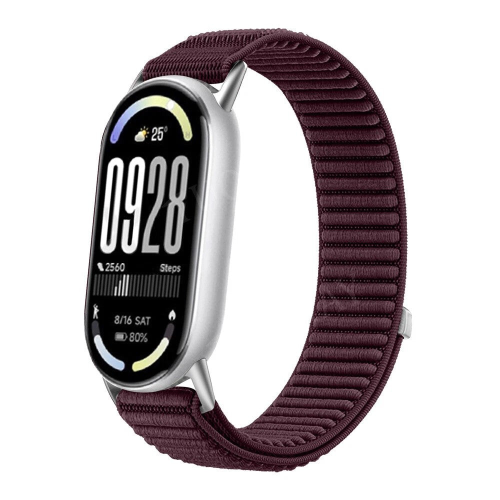 Ремінець Nylon Loop Xiaomi Mi Band 8 ; 9 ; 10 — Plum