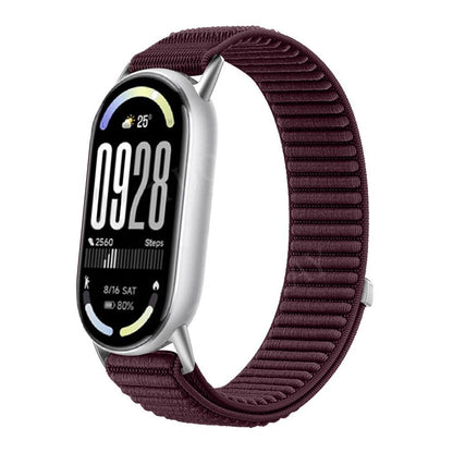 Ремінець Nylon Loop Xiaomi Mi Band 8 ; 9 ; 10 — Plum