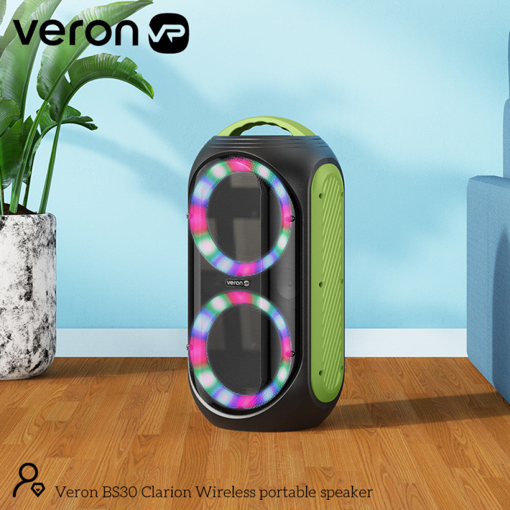 Портативна колонка — Veron BS30 Clarion 30 Watt karaoke+wireless microphone+remote