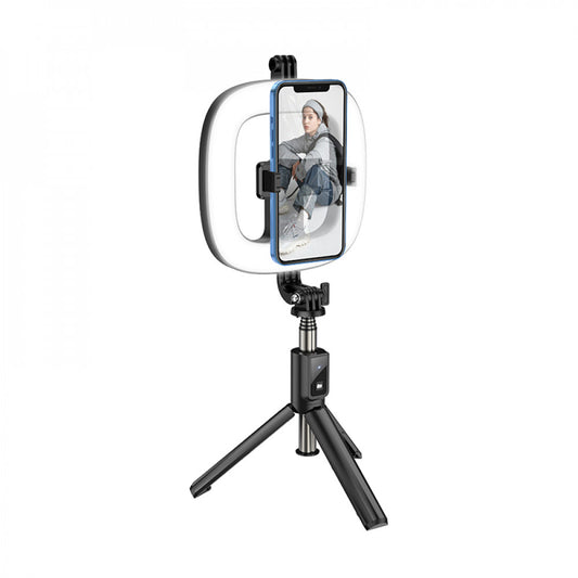 Live Broadcast Holder — Hoco LV03 Plus Showfull fill light live broadcast holder — black