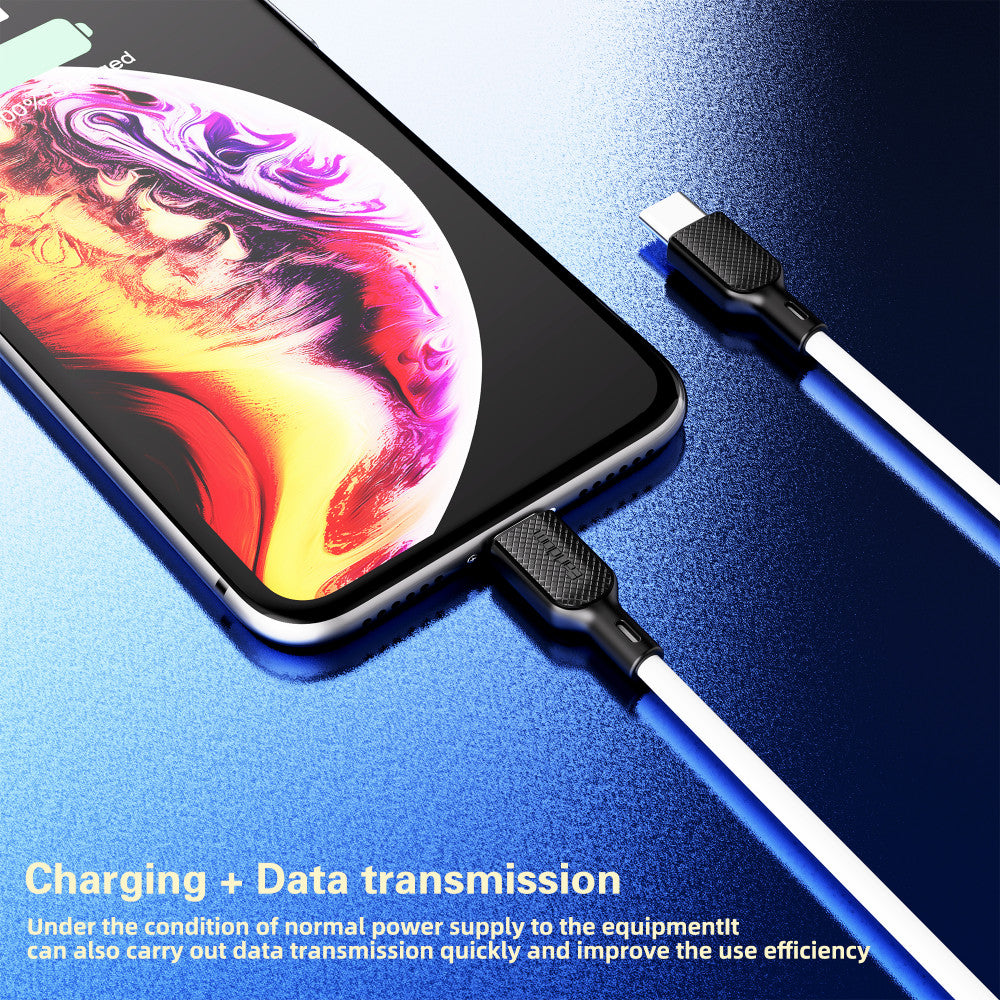 Cable USB C to C 60W (1m) Earldom EC-153 C-C White