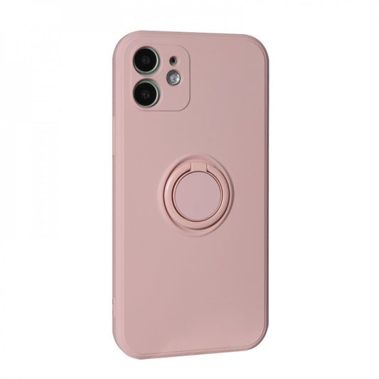 Ring Silicone Case iPhone 12 6.1" — Pink Sand