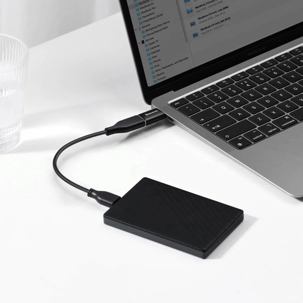 Adapter OTG USB C To USB — Baseus (ZJJQ000)  — ZJJQ000001 Black