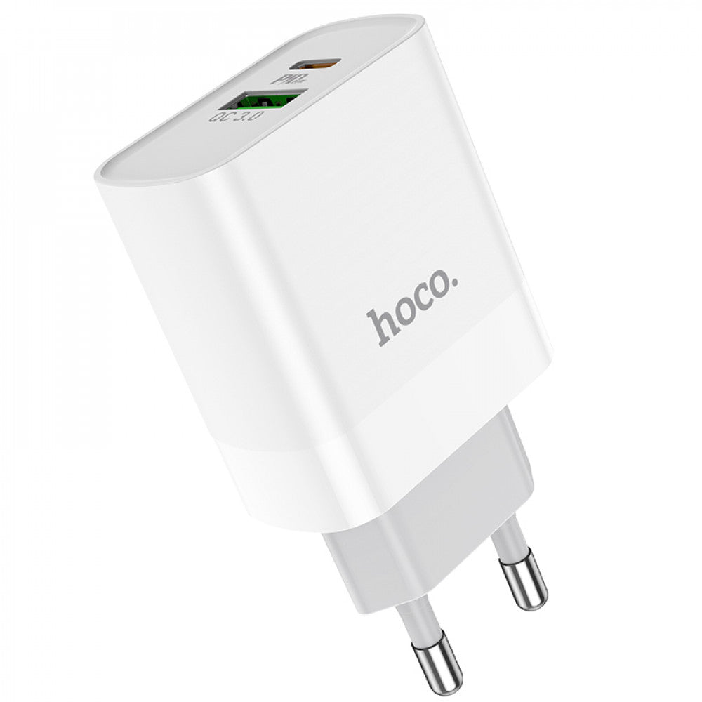 Home Charger 20W PD QC3.0 Hoco C80A — White