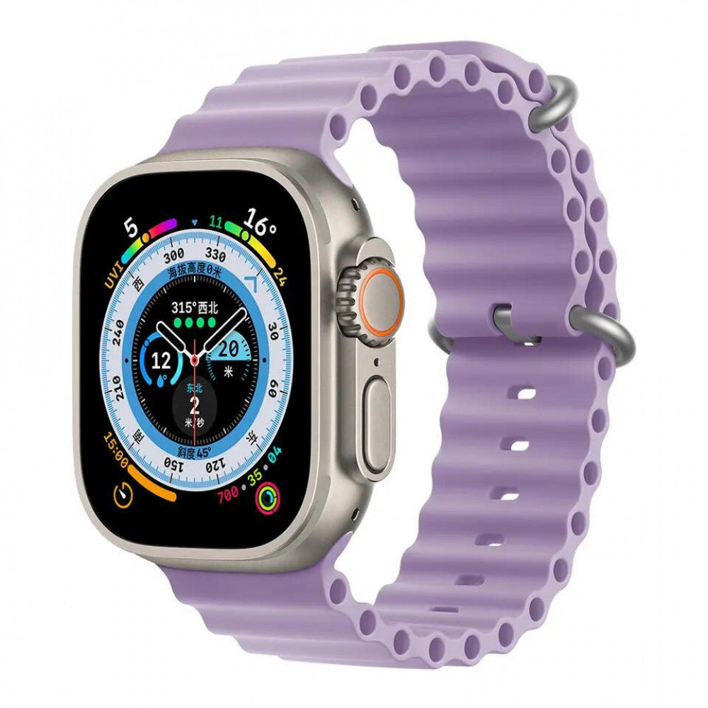 Ремінець Ocean Band Design Apple Watch 38 mm 40 mm 41 mm — Lilac