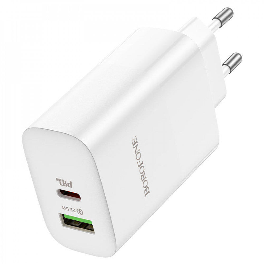 Home Charger 65W PD 1U Borofone BN10 — White
