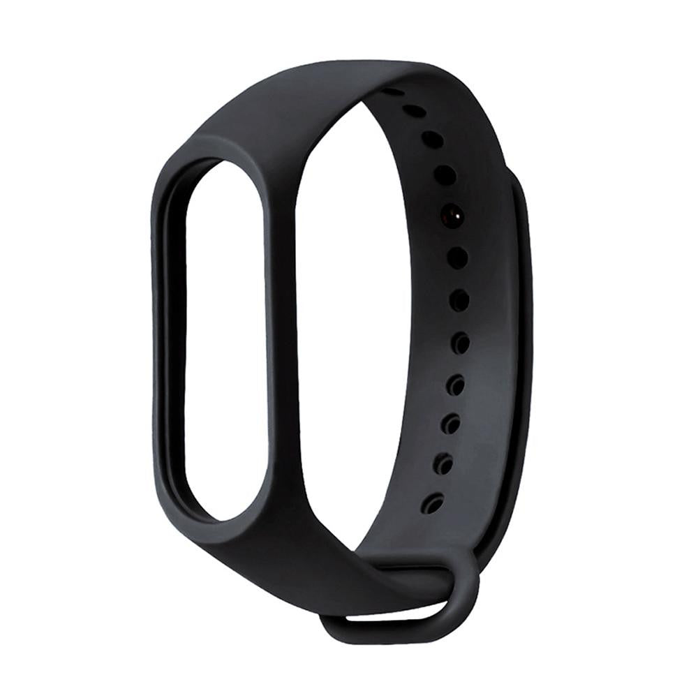 Ремінець Silicone Sport Band Xiaomi Mi Band 5 6 7 — Black