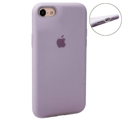 Original Silicone Case Full Size iPhone 7 ; 8 ; SE 2020 — Blue Bird Feather