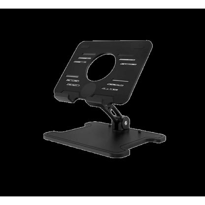 Phone & Tablet Stand — Desktop Biaxial Foldable Metal Grey K-605