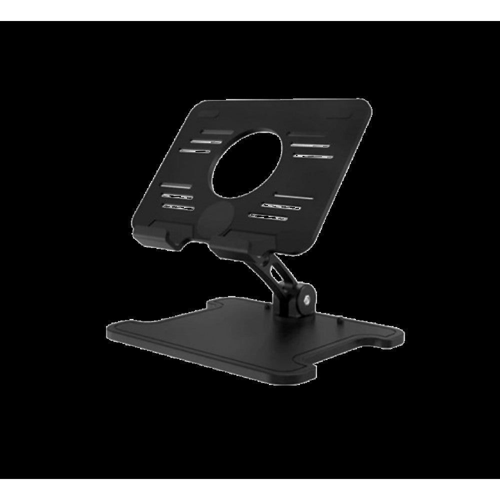 Phone & Tablet Stand — Desktop Biaxial Foldable Metal Grey K-605