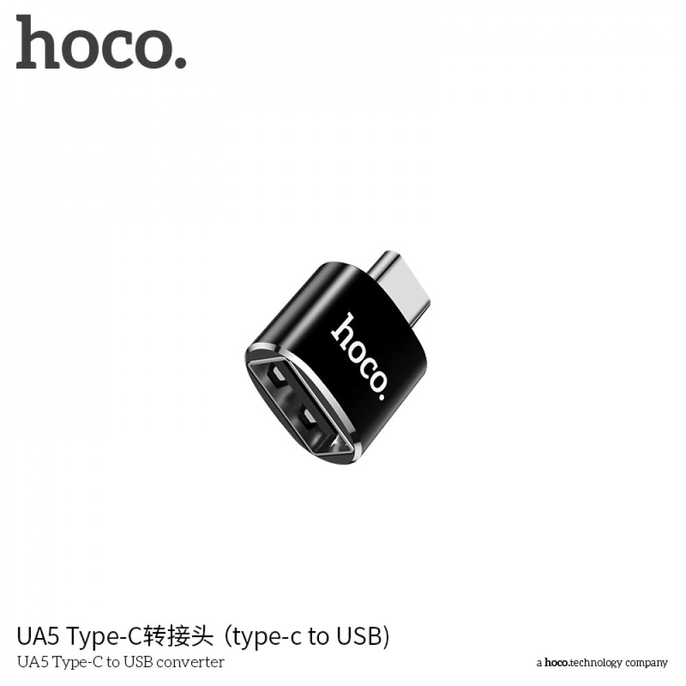 Adapter OTG USB C To USB — Hoco UA5 Black