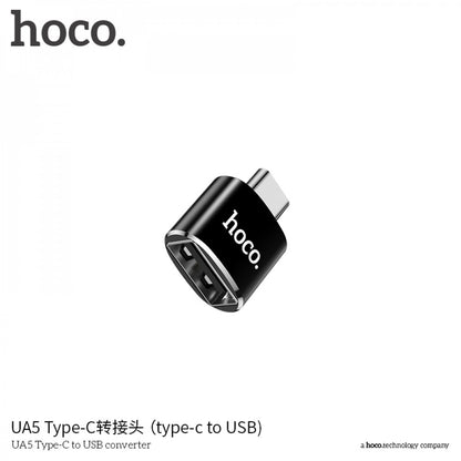 Adapter OTG USB C To USB — Hoco UA5 Black