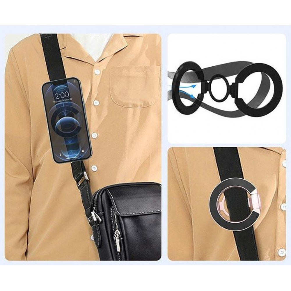 Підставка для телефону Ring With Magsafe ; Handcuff — Brown