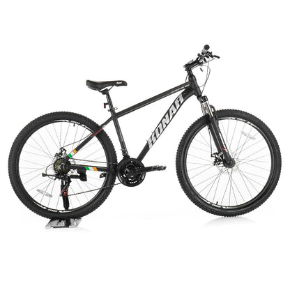 Велосипед KONAR KA-27.5"17# — Matt Black/Silver/Red